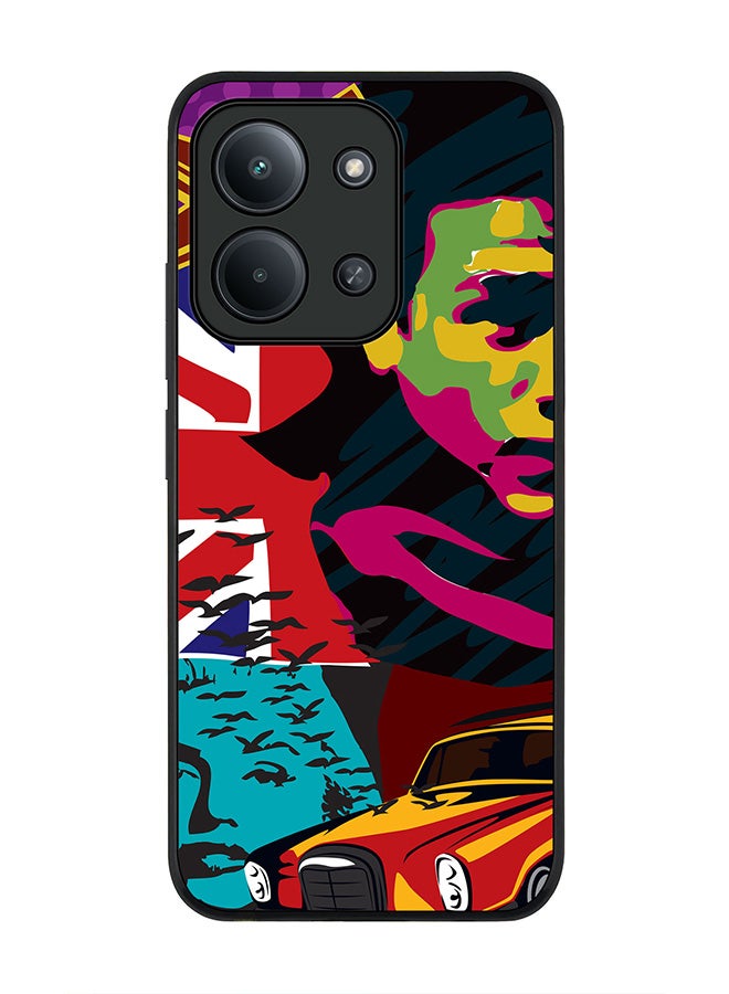 For Xiaomi Redmi 15C 4G Case,Slim fit Camera Protection, Shockproof Thin Phone cover  - Retro Spy